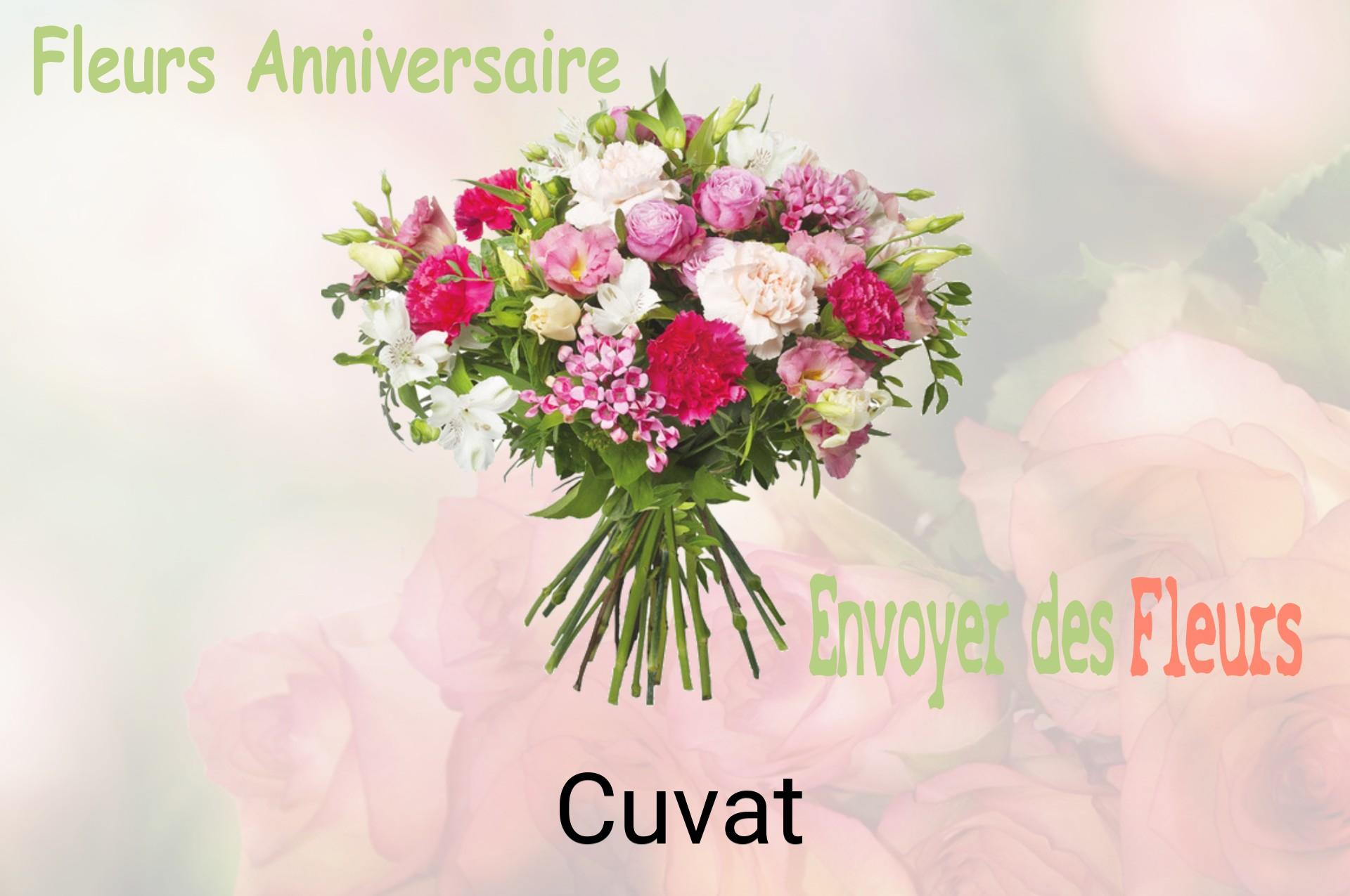 Bouquet de fleurs d’anniversaire livré à Cuvat