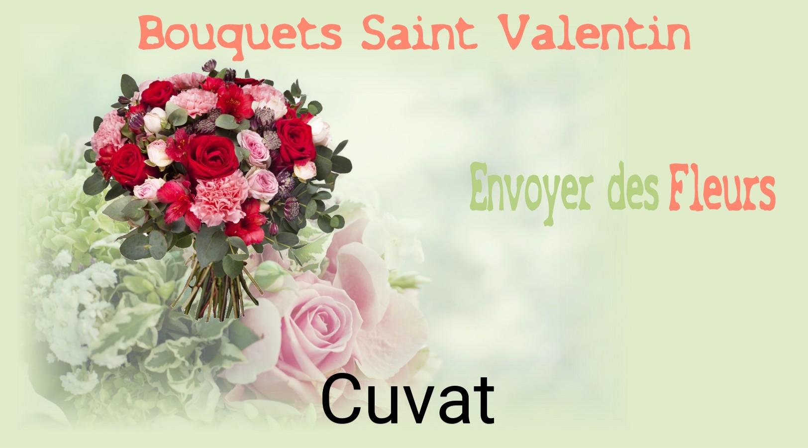 Roses de Saint-Valentin livrées à Cuvat